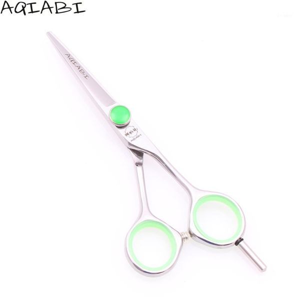 5'' 440c aqiabi brand professional hair scissors salon hairdressing cutting shears straight finger rest a11211
5'' 440c aqiabi brand professional hair scissors salon hairdressing cutting shears straight finger rest a11211