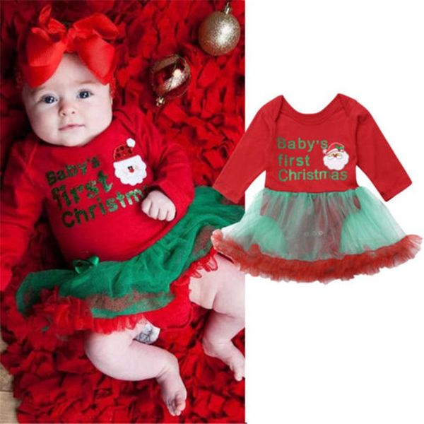 girl's dresses baby girls christmas dress long sleeve tutu romper outfits santa xmas baby's first costume 0-18m, Red;yellow
girl's dresses baby girls christmas dress long sleeve tutu romper outfits santa xmas baby's first costume 0-18m, Red;yellow