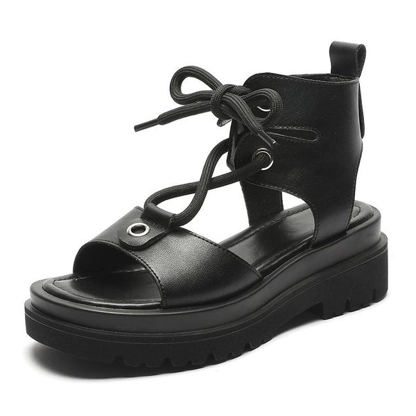 sandals aiyuqi women 2021 summer thick-soled cross straps roman all-match beach shoes girls, Black
sandals aiyuqi women 2021 summer thick-soled cross straps roman all-match beach shoes girls, Black