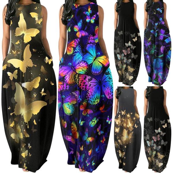 casual dresses summer dress women lady sleeveless strap long maxi evening party elegant sundress plus size pullover, Black;gray
casual dresses summer dress women lady sleeveless strap long maxi evening party elegant sundress plus size pullover, Black;gray