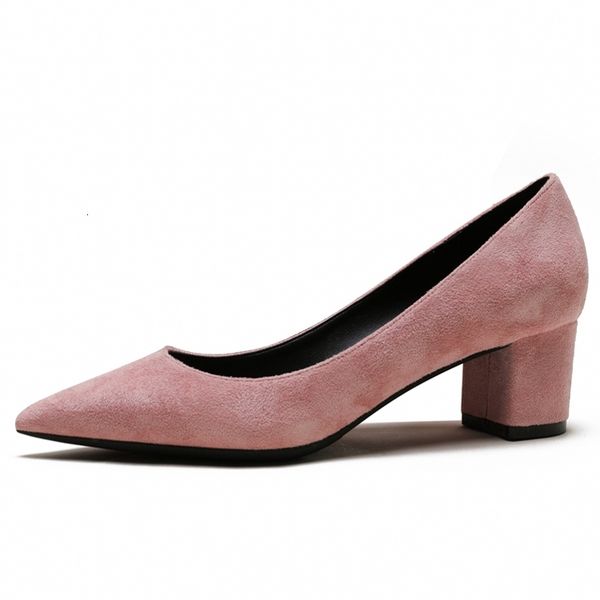 sandals women pumps black pink yellow high heels 5cm lady kid suedeleather thick heeled autumn pointed shoes female big size m0058
sandals women pumps black pink yellow high heels 5cm lady kid suedeleather thick heeled autumn pointed shoes female big size m0058