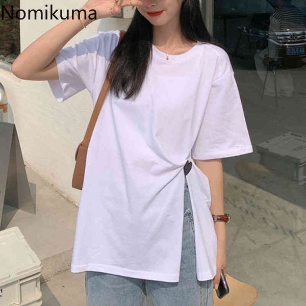 nomikuma o neck short sleeve t shirt women split design love heart pattern casual loose tshirts chic summer camisetas 210514, White
nomikuma o neck short sleeve t shirt women split design love heart pattern casual loose tshirts chic summer camisetas 210514, White