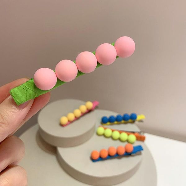 hair accessories cute three-dimensional ball candy color duckbill word clip girl metal hairpin fashion women's headdress, Slivery;white
hair accessories cute three-dimensional ball candy color duckbill word clip girl metal hairpin fashion women's headdress, Slivery;white