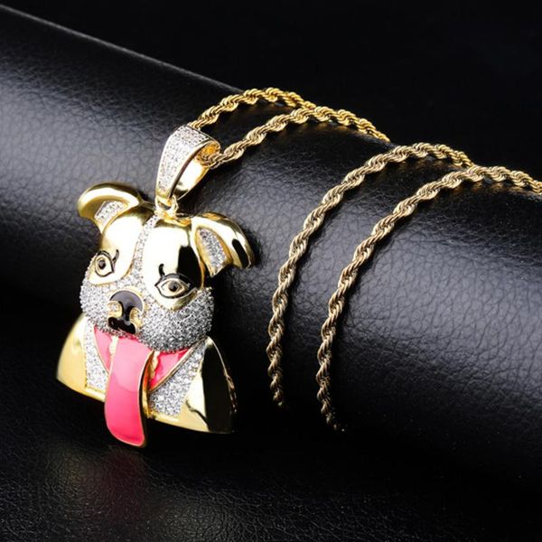 pendant necklaces men's cartoon character animal dog & gold silver color bling cubic zircon hip hop necklace rock jewelry
pendant necklaces men's cartoon character animal dog & gold silver color bling cubic zircon hip hop necklace rock jewelry