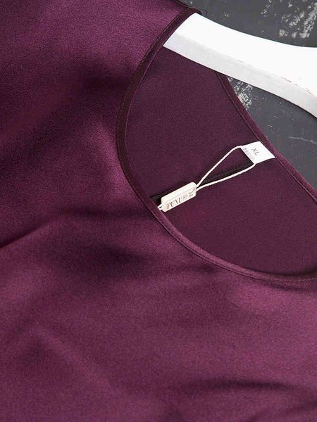 t shirts loose casual heavy satin shoulder short-sleeved arc hem silk t-shirt, White
t shirts loose casual heavy satin shoulder short-sleeved arc hem silk t-shirt, White