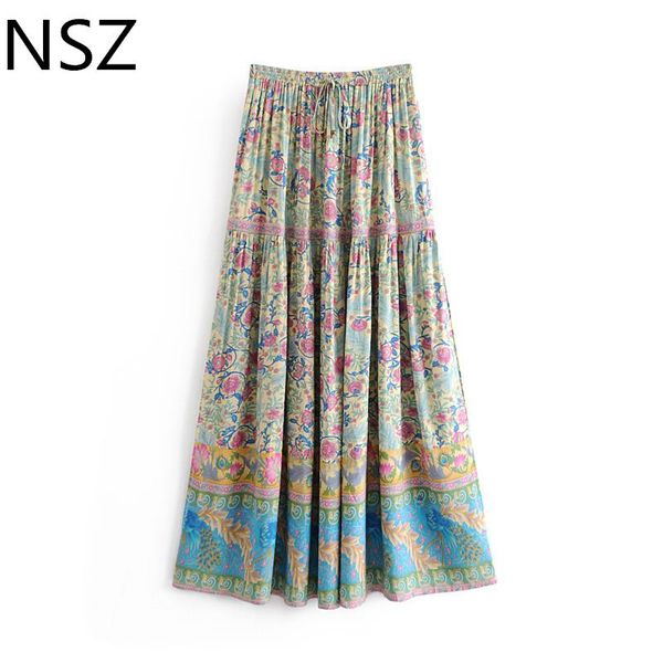 skirts women floral print boho long maxi pleated skirt elastic waist drawstring side split bohemian beach fladas mujer, Black
skirts women floral print boho long maxi pleated skirt elastic waist drawstring side split bohemian beach fladas mujer, Black