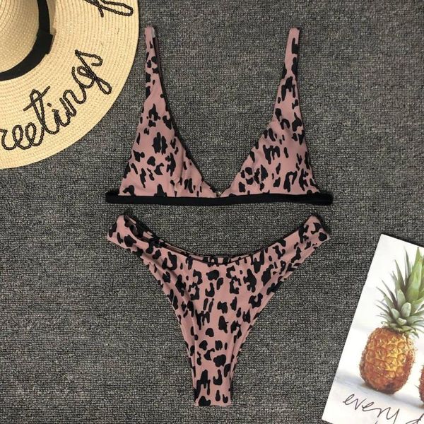women's swimwear leopard swimsuit bralette push up high leg cut bikini 2021 summer triangle female biquini brazilian biquine beachwear, White;black
women's swimwear leopard swimsuit bralette push up high leg cut bikini 2021 summer triangle female biquini brazilian biquine beachwear, White;black