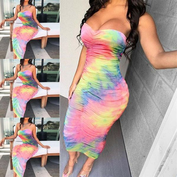 elegant women tie dye print cut out strapless long dress summer femme beach ruched maxi sundress party dresses casual, Black;gray
elegant women tie dye print cut out strapless long dress summer femme beach ruched maxi sundress party dresses casual, Black;gray