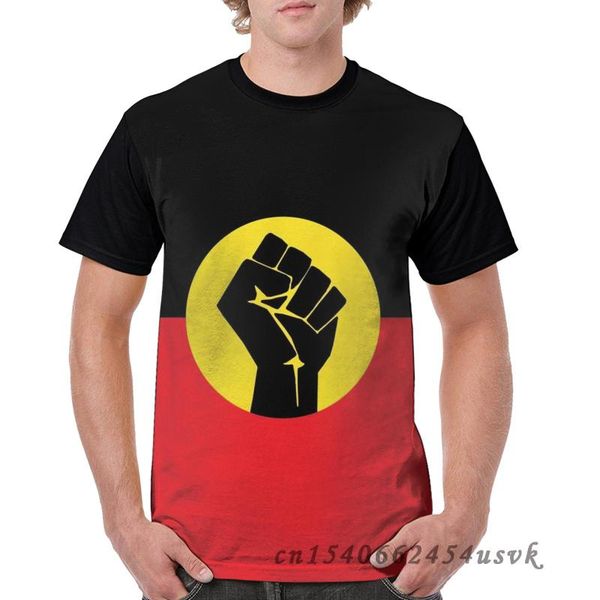 men's t-shirts funny graphic print tshirt men tees raised fist on aboriginal flag women t-shirt short child sleeve casual tshirts, White;black
men's t-shirts funny graphic print tshirt men tees raised fist on aboriginal flag women t-shirt short child sleeve casual tshirts, White;black