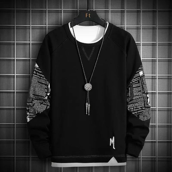 men's hoodies & sweatshirts retro letter print long sleeves hoodie spring autumn casual black white sweatshirt slimming japanese street
men's hoodies & sweatshirts retro letter print long sleeves hoodie spring autumn casual black white sweatshirt slimming japanese street