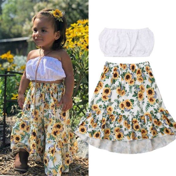 2-6 years girls set sleeveless shirt girls solid white sling girls floral print skirts for sets clothing toddler set
2-6 years girls set sleeveless shirt girls solid white sling girls floral print skirts for sets clothing toddler set