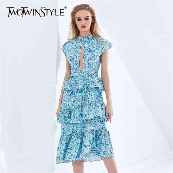 print geometric ruffle dress for women sleeveless high waist hollow out dresses female womens cltothing 210520, Black;gray
print geometric ruffle dress for women sleeveless high waist hollow out dresses female womens cltothing 210520, Black;gray