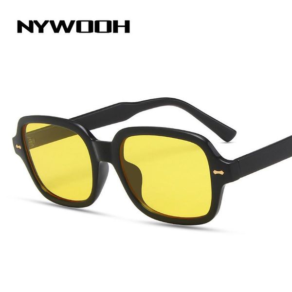 sunglasses nywooh vintage square men women retro small frame yellow sun glasses female jelly color eyewear, White;black
sunglasses nywooh vintage square men women retro small frame yellow sun glasses female jelly color eyewear, White;black
