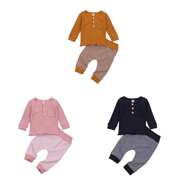 clothing sets 2021 casual 0-24m baby boy girl clothes set button knitted pocket long sleeve striped harem pants home outfits autumn 2pcs, White
clothing sets 2021 casual 0-24m baby boy girl clothes set button knitted pocket long sleeve striped harem pants home outfits autumn 2pcs, White