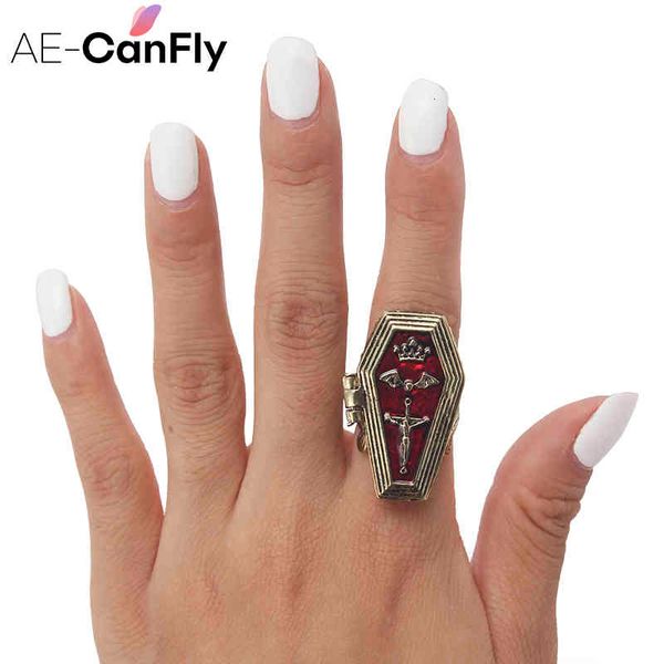 love ring ae-canfly vampire halloween s for women coffin opens crown bat cross gothic metal 2d3005, Slivery;golden
love ring ae-canfly vampire halloween s for women coffin opens crown bat cross gothic metal 2d3005, Slivery;golden