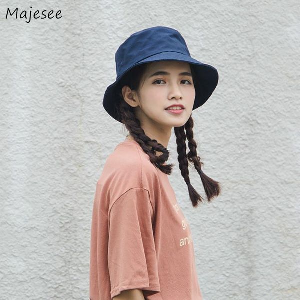 Bucket Hats Women Trendy Leisure All-match Daily Korean Style Dome Elegant Womens Ladies Girls Hat High-quality 2021 Solid Wide Brim, Blue;gray
Bucket Hats Women Trendy Leisure All-match Daily Korean Style Dome Elegant Womens Ladies Girls Hat High-quality 2021 Solid Wide Brim, Blue;gray