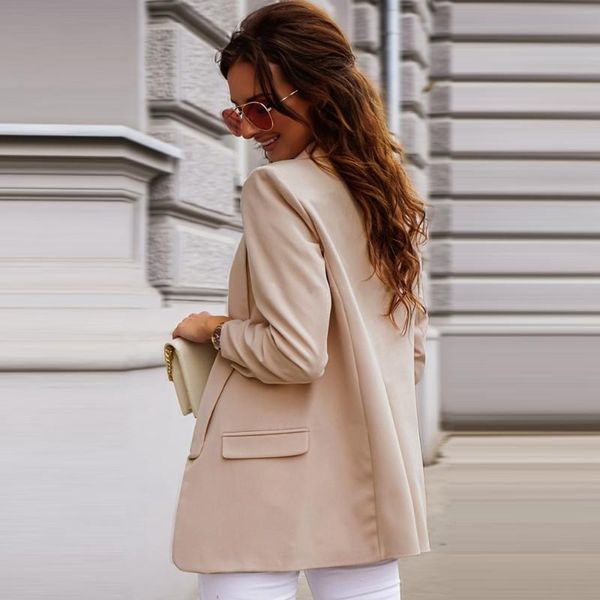women's jackets 2021 women long sleeve coat business offfice lady elegant v neck slim workwear casual outwear autumn winter clothing, Black;brown
women's jackets 2021 women long sleeve coat business offfice lady elegant v neck slim workwear casual outwear autumn winter clothing, Black;brown