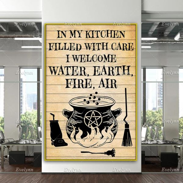 paintings in my kitchen filled with care witch i welcome water earth fire air poster home decor canvas wall art prints unique gift
paintings in my kitchen filled with care witch i welcome water earth fire air poster home decor canvas wall art prints unique gift