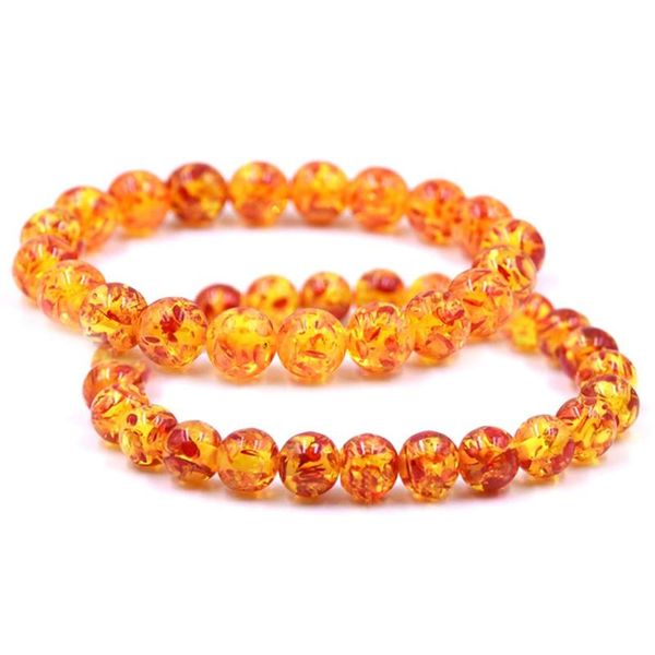1pcs fashion amber stone round bead bracelet elastic stretch bangle 8mm charm bracelets, Golden;silver
1pcs fashion amber stone round bead bracelet elastic stretch bangle 8mm charm bracelets, Golden;silver