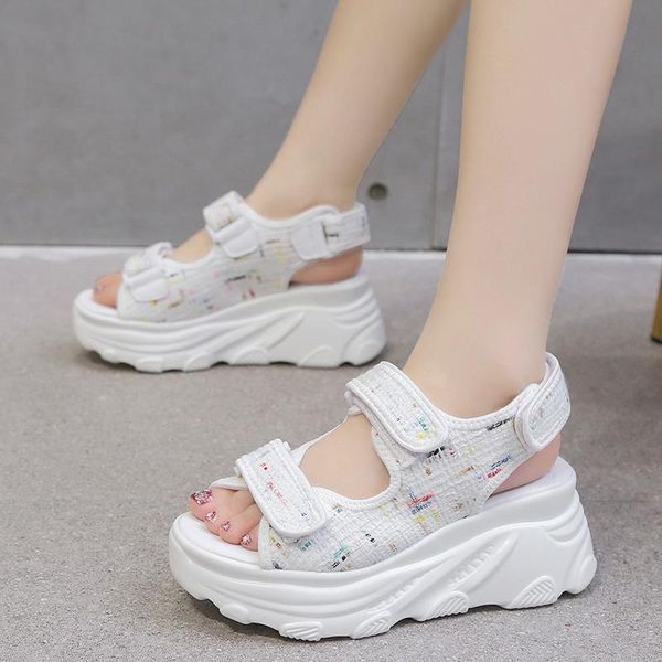 lucyever summer breathable mesh platform sandals casual sports wedges shoes for women black white high heels cool mujer
lucyever summer breathable mesh platform sandals casual sports wedges shoes for women black white high heels cool mujer