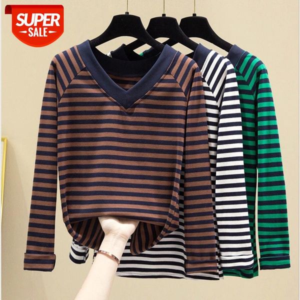 aossviao t shirt women clothes v-neck stripe long sleeve 2021 tshirt autumn winter slim tee shirt femme clothing #ya5u, White
aossviao t shirt women clothes v-neck stripe long sleeve 2021 tshirt autumn winter slim tee shirt femme clothing #ya5u, White