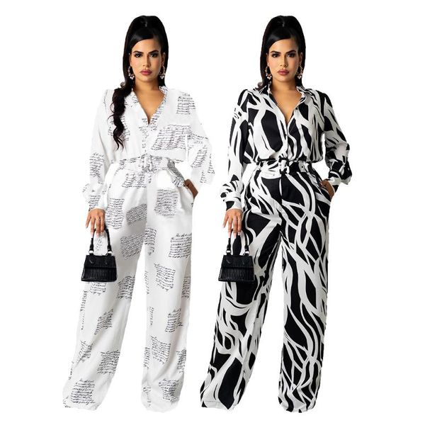 women's two piece pants zaggin 2021 autumn women printed 2-colors 2-piece set lady notched full sleeve shirt wide leg long sets with be, White
women's two piece pants zaggin 2021 autumn women printed 2-colors 2-piece set lady notched full sleeve shirt wide leg long sets with be, White