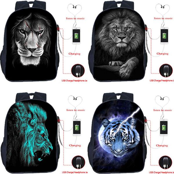 backpack cool tiger usb charging lion wolf animal school bags for teenagers boys backpacks mens laptravel mochias
backpack cool tiger usb charging lion wolf animal school bags for teenagers boys backpacks mens laptravel mochias