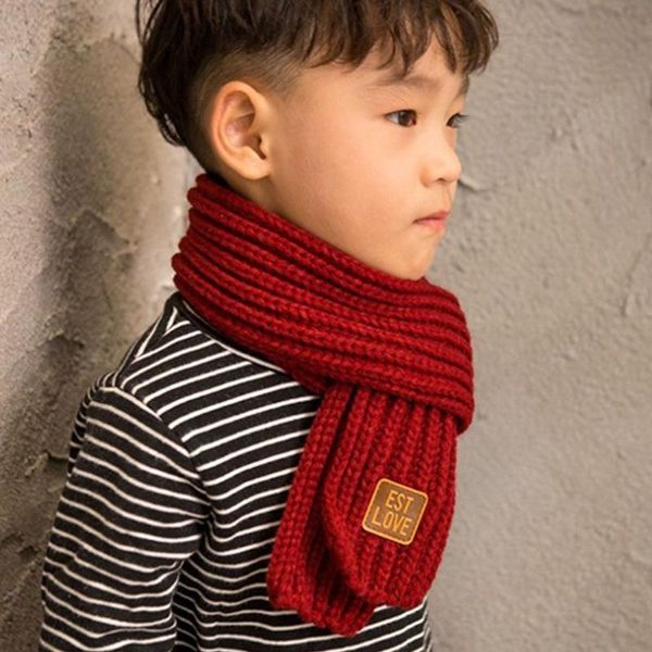 caps & hats warm leather label boy and gir knitted neck wrap pure color scarf, Yellow
caps & hats warm leather label boy and gir knitted neck wrap pure color scarf, Yellow