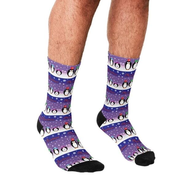 men's socks 2021 funny christmas penguins pattern printed hip hop men happy cute boys street style crazy for, Black
men's socks 2021 funny christmas penguins pattern printed hip hop men happy cute boys street style crazy for, Black