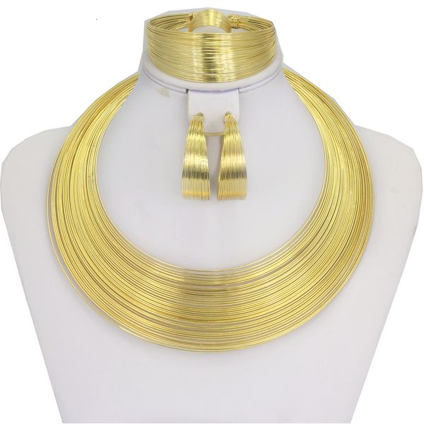 jewelry sets liffly fashion dubai gold for women african wedding wire charm necklace bracelet earrings nigerian bridal, Black
jewelry sets liffly fashion dubai gold for women african wedding wire charm necklace bracelet earrings nigerian bridal, Black