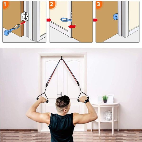 exercise resistance bands gym equipment workout set 11 piece with fitness tubes foam handles elastic pull rope yoga stripes
exercise resistance bands gym equipment workout set 11 piece with fitness tubes foam handles elastic pull rope yoga stripes