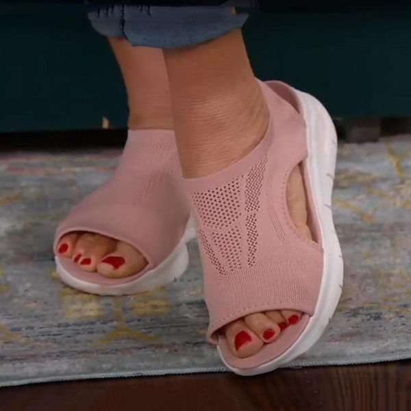 sandals women summer casual shoes solid color open toe slip-on wedge hollow out ladies comfy fashion outdoor female footwear, Black
sandals women summer casual shoes solid color open toe slip-on wedge hollow out ladies comfy fashion outdoor female footwear, Black
