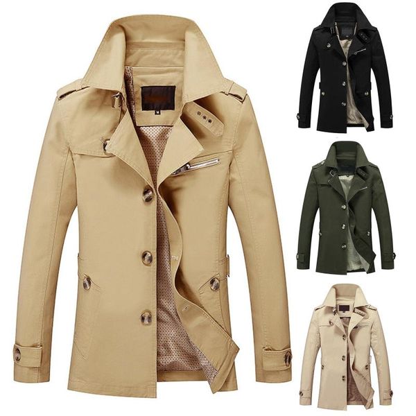 men's jackets winter solid turn-down collar long sleeve windbreaker jacket male autumn lapel, Black;brown
men's jackets winter solid turn-down collar long sleeve windbreaker jacket male autumn lapel, Black;brown
