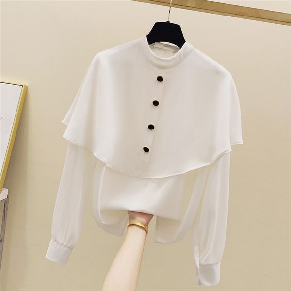 special design autumn fashion women's cloak o neck long sleeves shirt ladies girls blouse a3723 210428, White
special design autumn fashion women's cloak o neck long sleeves shirt ladies girls blouse a3723 210428, White