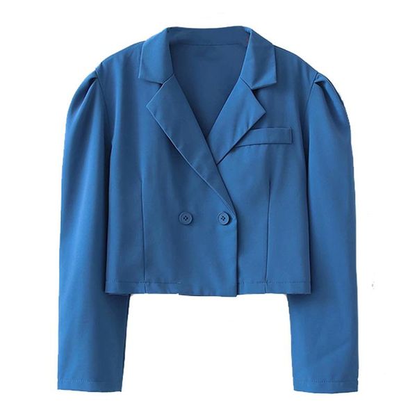 women's suits & blazers adherebling summer office lady crop blazer chic puff sleeve notched collar double breasted loose women casual s, White;black
women's suits & blazers adherebling summer office lady crop blazer chic puff sleeve notched collar double breasted loose women casual s, White;black