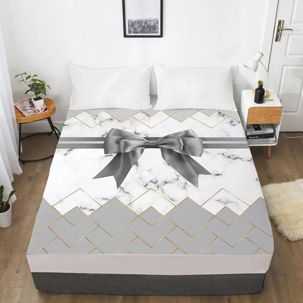 sheets & sets elastic fitted sheet bed with an band 150/180/200/160*200 mattress cover 1pc bowknot grey
sheets & sets elastic fitted sheet bed with an band 150/180/200/160*200 mattress cover 1pc bowknot grey