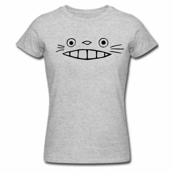 totoro tshirt - my neighbour totoro - womens ladies girls cat bus catbus, White;black
