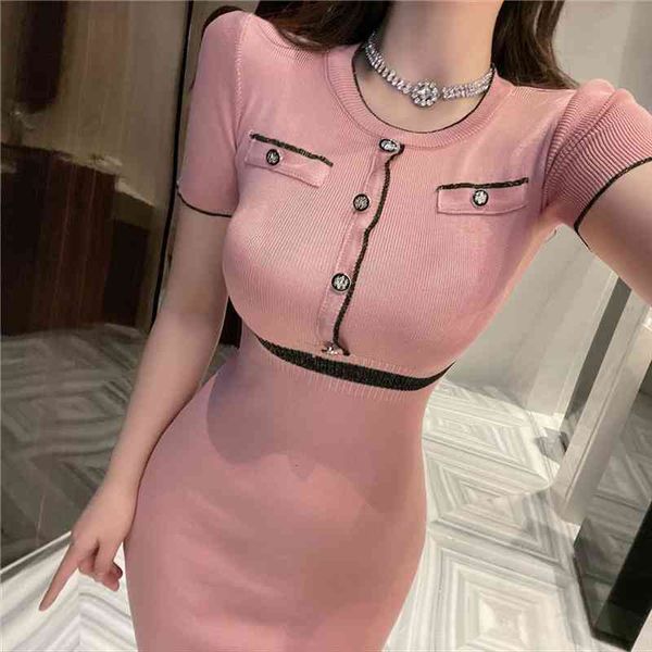 knitted sweater fashion women dresses o neck slim short sleeve patched high waist sweaters, Black;gray
knitted sweater fashion women dresses o neck slim short sleeve patched high waist sweaters, Black;gray
