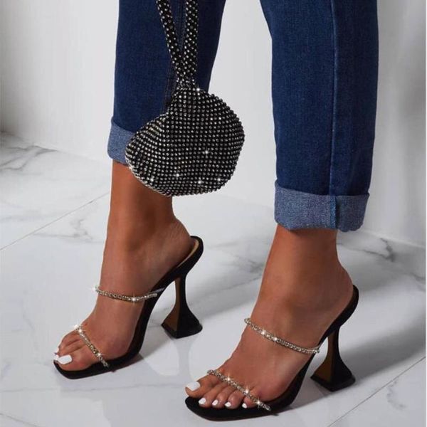 slippers transparent plus size 42 crystal women rhinestone sandals leopard print square toe ladies summer shoes for, Black
slippers transparent plus size 42 crystal women rhinestone sandals leopard print square toe ladies summer shoes for, Black