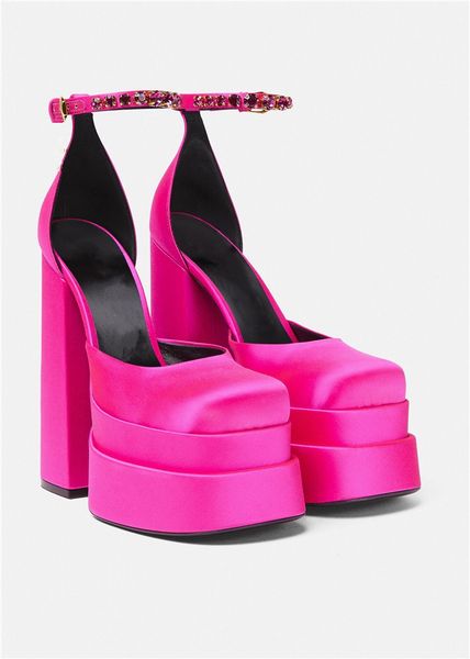 2021 women ladies leather super 14.5cm chuckly high heel shoes 4.5cm platform pimps silk satin diamond polyurethane bottom wedding buckle dr, Black
2021 women ladies leather super 14.5cm chuckly high heel shoes 4.5cm platform pimps silk satin diamond polyurethane bottom wedding buckle dr, Black