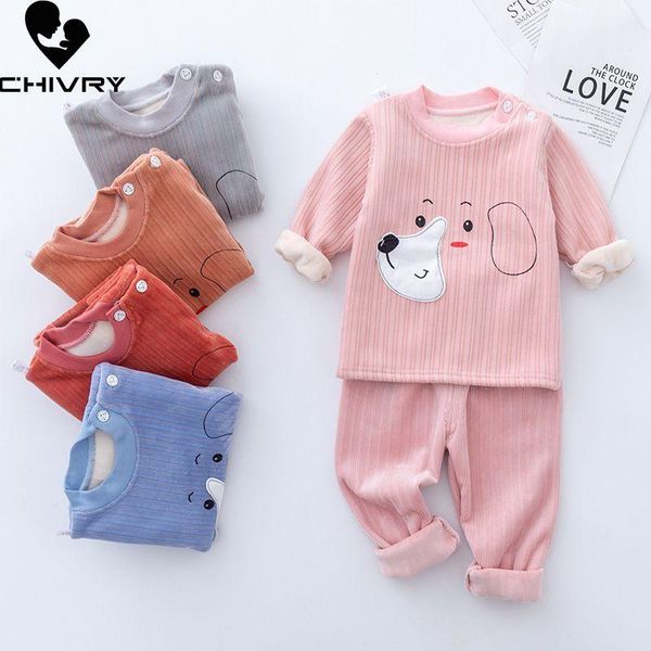 pajamas 2021 kids boys thicken pajama sets cute cartoon dog t-shirt with pants baby girls autumn winter warm sleeping clothes, Blue;red
pajamas 2021 kids boys thicken pajama sets cute cartoon dog t-shirt with pants baby girls autumn winter warm sleeping clothes, Blue;red
