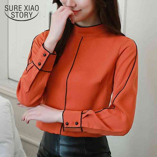 women and blouses casual solid long sleeve blouse woman chiffon blusa feminina shirt 0918 40 210508, White
women and blouses casual solid long sleeve blouse woman chiffon blusa feminina shirt 0918 40 210508, White