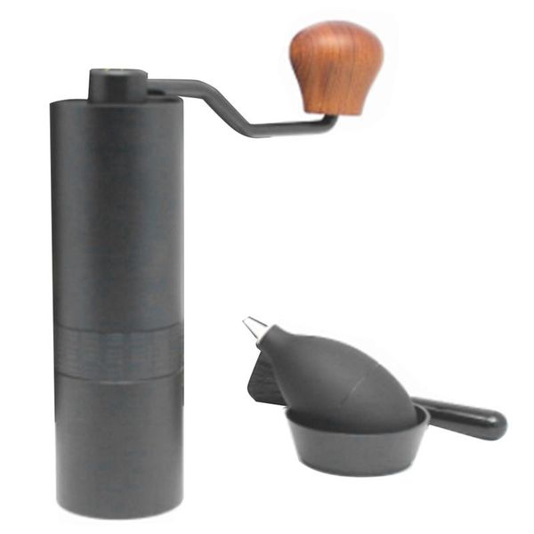 manual coffee grinder maker high nitrogen steel grinding core 304 stainless hand burr mill machine roasters
manual coffee grinder maker high nitrogen steel grinding core 304 stainless hand burr mill machine roasters