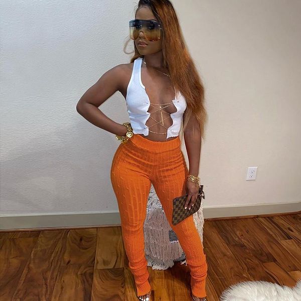 solid color female long pants elastic high waist slim fit casual trousers women knitting pencil femme winter bottoms women's & capris, Black;white
solid color female long pants elastic high waist slim fit casual trousers women knitting pencil femme winter bottoms women's & capris, Black;white