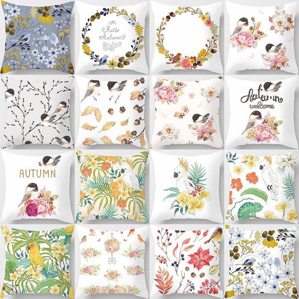 pillow case watercolor painting flowers plants and cute birds pattern cases short plush square thick covers
pillow case watercolor painting flowers plants and cute birds pattern cases short plush square thick covers