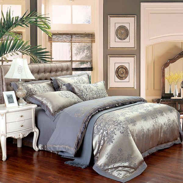 bedding sets luxury noble silk/cotton jacquard satin embroidered duvet cover bed sheet linen home textile size king
bedding sets luxury noble silk/cotton jacquard satin embroidered duvet cover bed sheet linen home textile size king