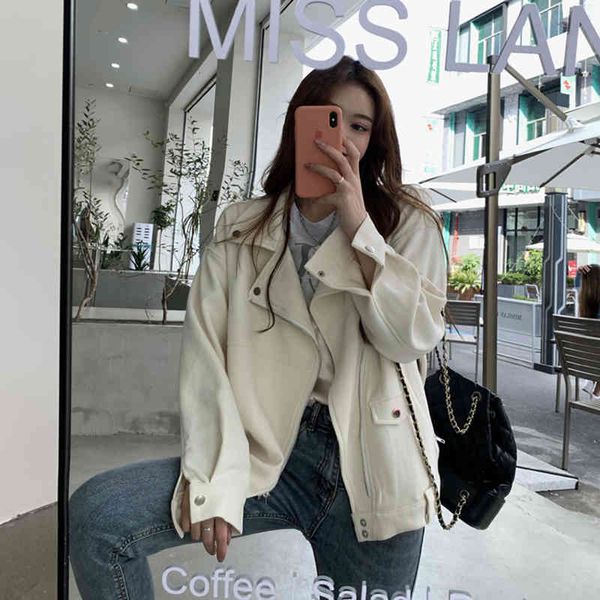 women's jackets female autunn spring jacket with female zipper streetwear high street outwear f4xh, Black;brown
women's jackets female autunn spring jacket with female zipper streetwear high street outwear f4xh, Black;brown