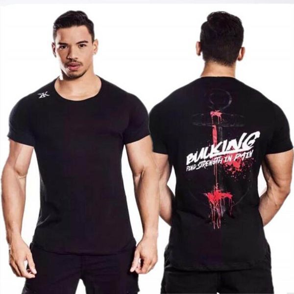 summer new sports fitness leisure short-sleeved t-shirt outdoor jogging men slim cotton t-shirt gyms fitness training suit, White;black
summer new sports fitness leisure short-sleeved t-shirt outdoor jogging men slim cotton t-shirt gyms fitness training suit, White;black