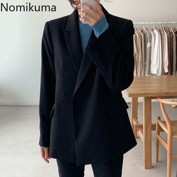 nomikuma korean chic spring blazer coat causal long sleeve notched collar women suit jacket new blazers feminimos 6e919 210427, White;black
nomikuma korean chic spring blazer coat causal long sleeve notched collar women suit jacket new blazers feminimos 6e919 210427, White;black