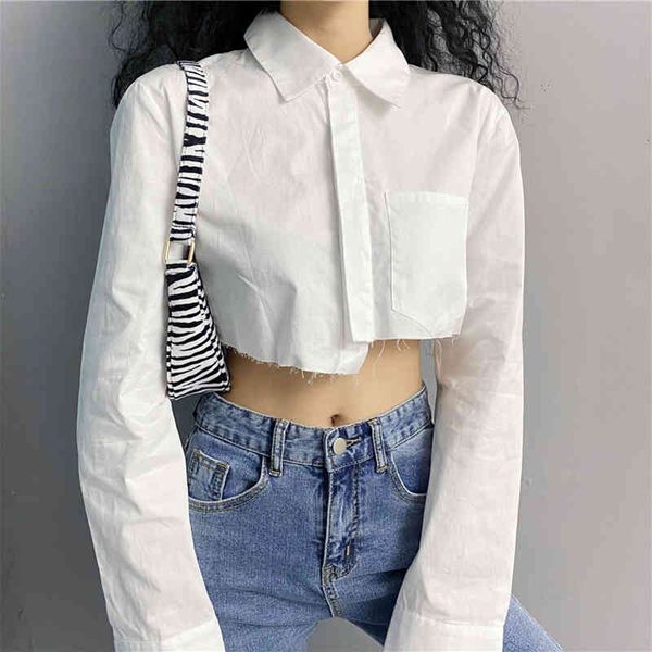 blouses crop tassel solid color shirt for women lapel collar long sleeve loose oversized shirts female 2021, White
blouses crop tassel solid color shirt for women lapel collar long sleeve loose oversized shirts female 2021, White